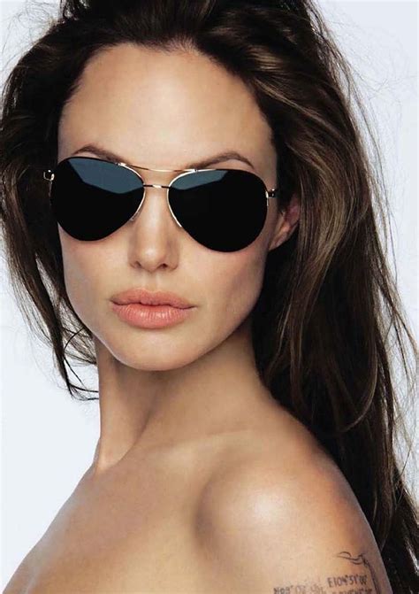 Angelina Jolie Sunglasses .